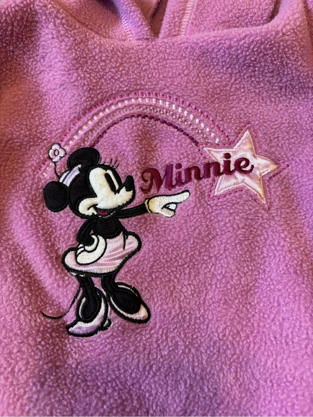 Vintage 2000s Y2K Disney Minnie Mouse Baby Clothes Sweatshirt Pullover Shirt 3-6